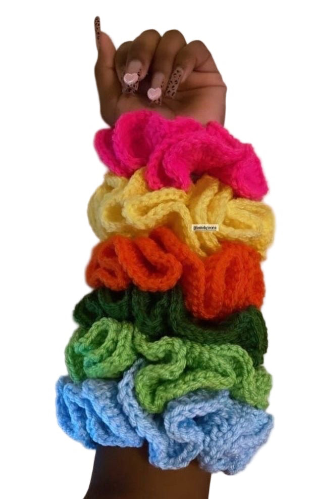 1pc Crochet Scrunchies