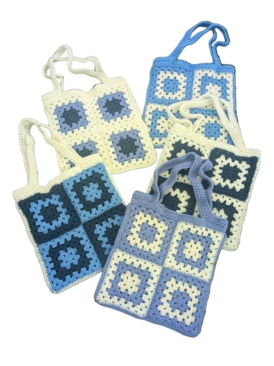 Two Color Granny Square Totebag